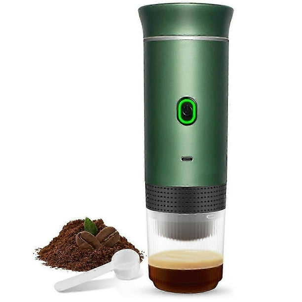 Wireless Electric Portable Espresso Coffee Machine Camping Coffee Maker Capsule Powder Travel Coffe
