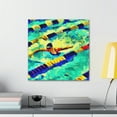 thumbnail image 4 of Splashing in Swimming - Canvas, 4 of 10