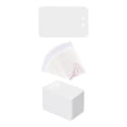 thumbnail image 3 of 100 tarjetas de presentación para llaveros con bolsas autoadhesivas para embalaje de joyas de 3'' x 4,7'' Blanco, 3 of 9