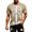 Khaki, variant on Skeleton Rib Cage Men's Skeleton T-Shirt Halloween Novelty Art Tees Khaki XL