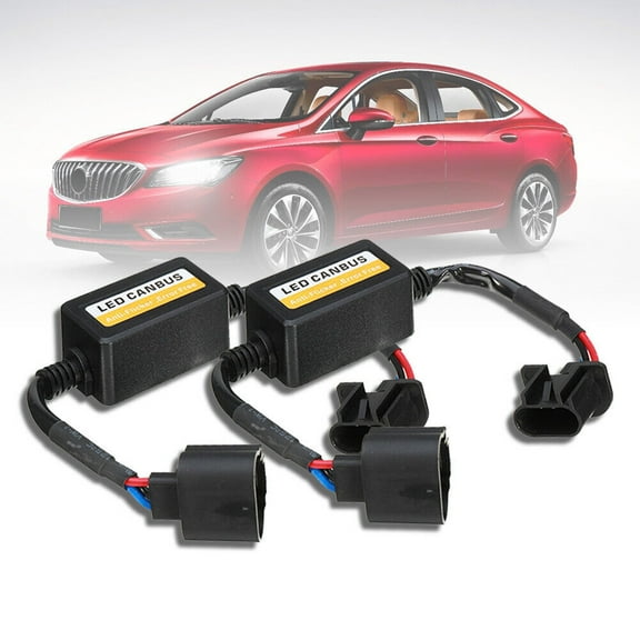 H13 9008 LED Headlight ErrorFree Canbus Decoder Anti-Flicker Resistor for Dodgeo