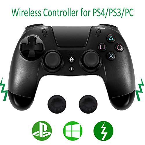 Ps4 Wireless Controller Dual Vibration Touch Pad Audio Jack Build In Speaker For Playstation 4 Ps3 Windows 7 8 10 Motion Gam Walmart Com