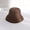 coffee, variant on Minimalist Straw Woven Bucket Hat For Women, Breathable And Sun Shading Straw Hat For Summer Vacation, Foldable Sun Protection Fisherman Hat For Beach Vacation