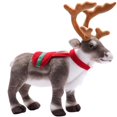 thumbnail image 3 of Juguete de peluche de Reno de simulación, muñeco de ciervo de Navidad, alce de Navidad, decoración de Feliz Navidad, regalo de fiesta de año nuevo para niños, 3 of 4
