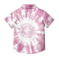 thumbnail image 6 of OGLCCG Boys Dress Shirts Tie Dye Button Down Short Sleeve Blouse Shirt Kids Summer Casual Lightweight Shirts with Pockets 2-15 Years, 6 of 6