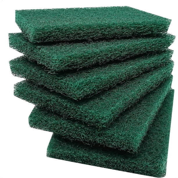 12 Pcs Scrub Sponge Scouring Pads Pot Brush Scrubber for Kitchen Scrubbers & Metal Grills