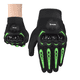 thumbnail image 1 of Guantes Proteccion  Bloosom Pantalla Táctil De Dedo Para Motocicleta Verde M, 1 of 4