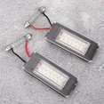 thumbnail image 2 of 1 Pair 18 SMD LED License Plate Lights 12V For MINI Cooper R56, R57, R58, R59 (2006-2014), 2 of 4