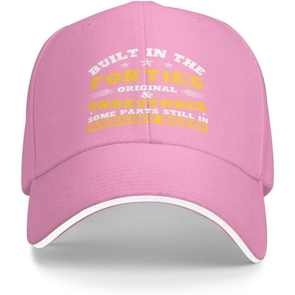 Built in The 40s Hat Fifties Birthday Gift 1940 Father's Day Dad Hat Men Women Baseball Cap Dad Trucker Hat