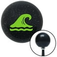 thumbnail image 1 of American Shifter  Green Hawaiian Waves No.2 Black Metal Flake Shift Knob with M16 x 1.5 Insert Shifter, 1 of 1