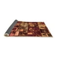 thumbnail image 2 of Ahgly Company Indoor Rectangle Patchwork Orange Transitional Area Rugs, 7' x 9', 2 of 4