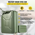 thumbnail image 3 of VEVOR, 5.3 Gallon Jerry Fuel Can Flexible Spout System Green, 3 of 9