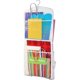 thumbnail image 2 of Gift Bag Organizer - Storage for Gift Bags, Bows, Ribbon and More - Organize Your Closet with this Hanging Bag & Box to Have Organization with Clear Pockets by LDHF, 2 of 4
