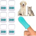thumbnail image 1 of Cepillo de dientes para perros, 6 cepillos de dientes para perros 360 con estuche de almacenamiento, no tóxico TUNC Sencillez, 1 of 5