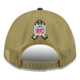 thumbnail image 4 of Youth New Era  Green/Dark Green Kansas City Chiefs 2025 Salute to Service 9FORTY A-Frame Adjustable Hat, 4 of 5