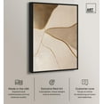 thumbnail image 2 of Taupe Terrain II Canvas Elegant Abstract Art by Art Remedy, Black Frame, 10 x 15, 2 of 7