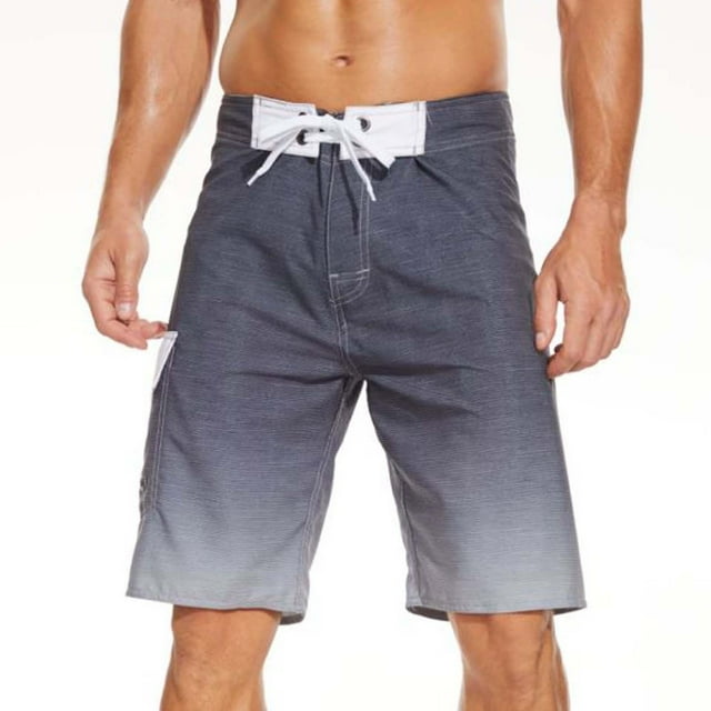 Men's Bathing Board Trunks Beach Shorts Holiday Hawaiian Quick Dry Drawstring Beachwear Swimuits Board Shorts