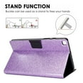 thumbnail image 3 of Dteck Case for Samsung Galaxy Tab A 8.0" SM-T290 T295 (2019 Released),Magnetic Bling Glitter PU Leather Card Holder Wallet Folio Kickstand Shockproof Cover 8-inch, Purple, 3 of 5