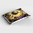 thumbnail image 2 of Ambesonne Boho Pillow Sham, Sun and Moon Esoteric Artwork, 36" X 20", Violet Mustard Dark Grey, 2 of 2
