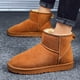 thumbnail image 2 of Botas de nieve para hombre, de invierno, acolchadas, cálidas, de cuero, a la moda, botas cortas para mujer, para estudiantes, zapatos de algodón con fondo suave y frío, 2 of 5