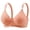 Orange, variant on Wireless Bras for Women, Push Up Bra, Comfortable Bras for Women, Breathable Bras for Women, Full Coverage Bras for Women, Wine 38B