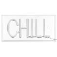 thumbnail image 1 of Bouclair Blanc et Naturel Plexiglas Chill DEL, 1 of 7