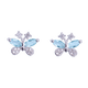 thumbnail image 3 of Aretes para Mujer LuckyLy de Mariposa con Cristal y Zirconias, Modelo Gina plateado UNITALLA, 3 of 7