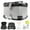 55l Flat Silver, variant on Yeshouse Aluminium Motorcycle Top Box 55L Motorcycle Tour Tail Box with Security Lock Waterproof Dustproof and Anti-Theft Motorbike Luggage Top Case for Storage Helmet