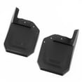 thumbnail image 1 of Fits 2007-2018 Jeep Wrangler JK Rugged Ridge Mud Flap 11642.11 Direct Fit; Set Of 2; Contoured; With Rugged Ridge Logo; Black; Injection Molded Thermoplastic Elastomer TPE Material; Screw On, 1 of 2