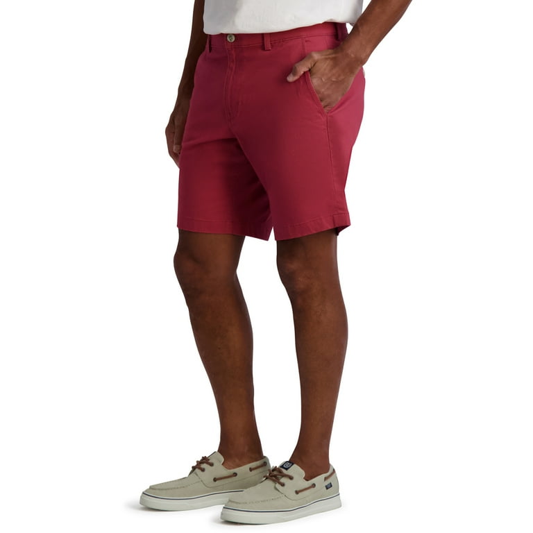 Chaps Men s Flat Front Stretch Twill Shorts Sizes 28 42 Walmart