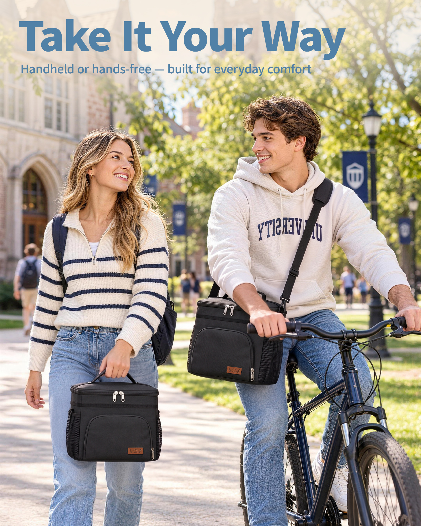 HOTOR Insulated Lunch Box with Shoulder Strap photo 6