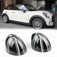 thumbnail image 2 of Car Door Side Mirror Cover Caps For Mini Cooper Hardtop F54 F55 F56 F57 F60 Series Black&gray Fl, 2 of 5