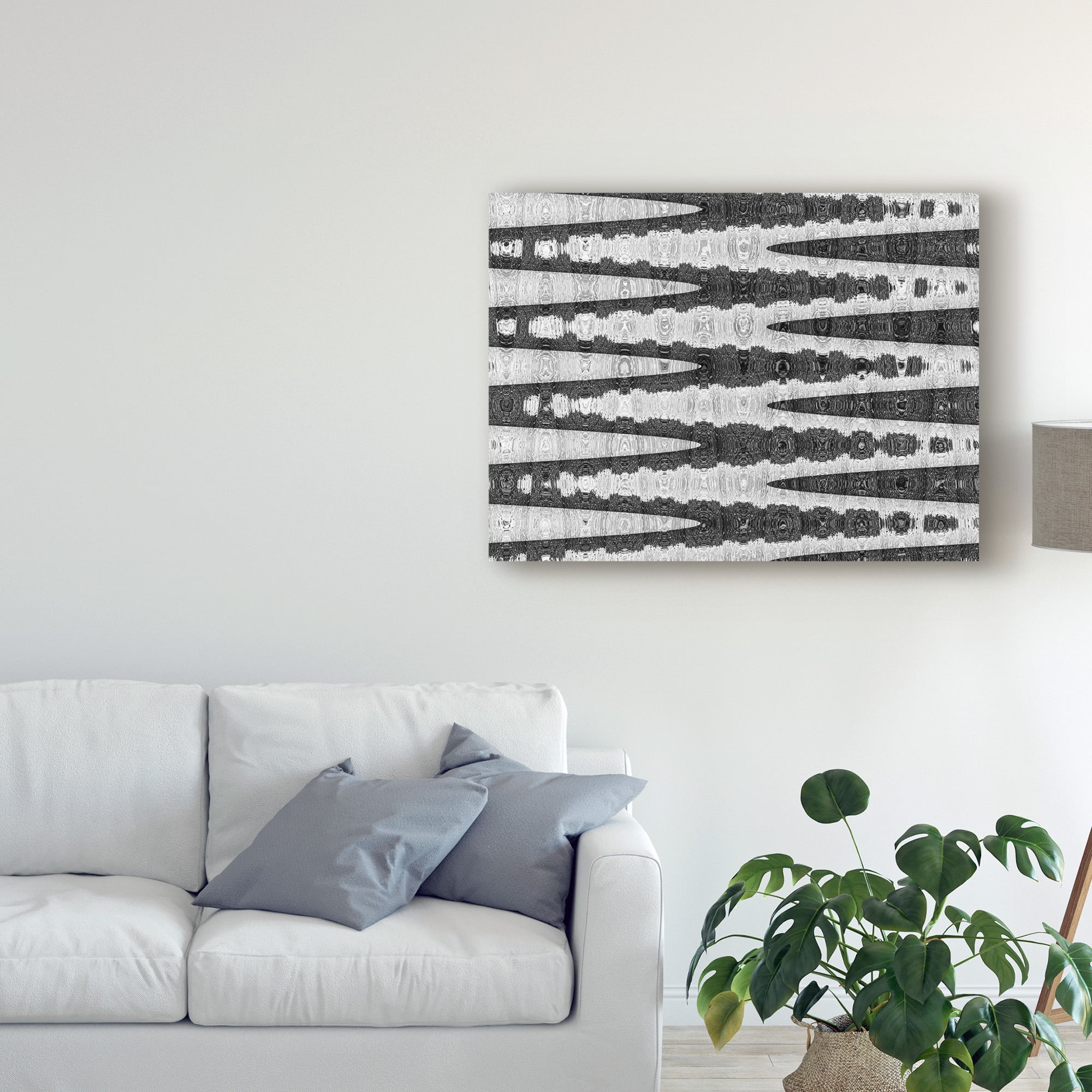 Trademark Fine Art 'Rocks And Surf Abstract' Canvas Art by American School