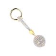 thumbnail image 5 of COSMOBETTY Car Rhinestone Inlaid Key Bag 1Pack Stylish Keyring Diamond Silver Ab Color Lint, 5 of 8