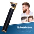 thumbnail image 3 of Sywqhk Cortapelos eléctrico USB T9 para hombres, afeitadora de barbero, recortadora de barba (asiento negro) Sywqhk Para estrenar, 3 of 7
