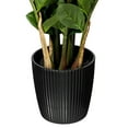 thumbnail image 4 of Vickerman 36" Potted Green Zamifolia Artificial Bush., 4 of 7