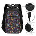 thumbnail image 3 of Vsdgher Flowers And Birds Print Travel Laptop Backpack, Laptops Backpack with USB Charging Port, Water Resistant Computer Bag Gift for Men & Women, 3 of 7