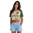 thumbnail image 6 of 2026 New Mexico Soccer Jersey Women, Printed Mexico National Team Design, Mexican Jersey Soccer Crop Top, Mens V-Neck Short Sleeve Match Day Athletic Casual Football Shirt for Adult, 6 of 6