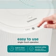 thumbnail image 4 of SereneLife Freestanding Towel Warmer Bucket – 18" Hot Towel Warmer with Legs, 12L Capacity, Built-In Timer, Aroma Discs & LED Indicator, Fits One Towel or Robe for Bathroom & Spa (Gray), 4 of 5