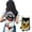 2, variant on Pet Dog Sling Carrier Large Pocket Adjust Strap Design Breathable Mesh Travel Safe Sling Bag Carrier for Dogs Cats