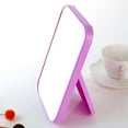 thumbnail image 6 of Mrmaere Portable Desktop Makeup Mirror for Women, Travel-Friendly Folding Dressing Table Mirror, Lightweight Trifold Princess Style Desktop Mirror purple, 6 of 6