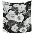 thumbnail image 4 of Black And White Floral Tapestry, 4 of 4