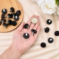 thumbnail image 3 of Black 20PCS 12mmxM6 Thread Adjustable Furniture Levelers Screw in Threaded Galvanized Steel Screw Foot Levelers Screw On Furniture Glide for Table Chair Furniture Legs Black DIY, 3 of 9