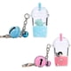 thumbnail image 1 of 2 Pcs Boba Tea Keychain With Liquid Quicksand Keychains, Animal Bubble Tea Keychain, 1 of 5
