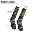 thumbnail image 5 of Balery Travel Printed Novelty Socks Men's Women's Crew Socks Sports Socks Knee High Socks Cotton Socks Quirky and Cool Socks, 5 of 9