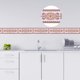 thumbnail image 5 of Borde de papel tapiz autoadhesivo con patrón de crisantemo marrón y blanco, resistente al agua, bordes de piso de PVC, decoración de azulejos de pared, 5 of 7