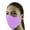 Lavender, variant on Set of 10 Face Masks Triple Layers 100% Cotton Washable Reusable With Filter Pocket. Unisex