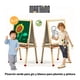 thumbnail image 2 of Pizarron Infantil Doble Cara Blanco/Verde Caballete Ajustabl Marthing Pizarrón Infantil de Madera Doble Cara 45x45 cm,Caballete Ajustable 72-115 cm, Magnético, con Accesorios, Pizarrón Educativo, 2 of 10