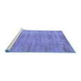 thumbnail image 2 of Ahgly Company Machine Washable Indoor Rectangle Abstract Blue Modern Area Rugs, 7' x 10', 2 of 4