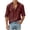 Wine, variant on HAOTAGS Men’s Long Sleeve Button-Down Shirt with Turn-Down Collar Casual Blouse Tops with Chest Pockets Black Size L